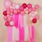 Pink Crepe Paper Streamers 6 Rolls 492 ft Pack of Light and Hot Pink Peach Light Yellow Crepe Paper for Wedding Baby Shower Gender Reveal Birthday Party Decorations (1.8 Inch x 82 Ft/Roll)